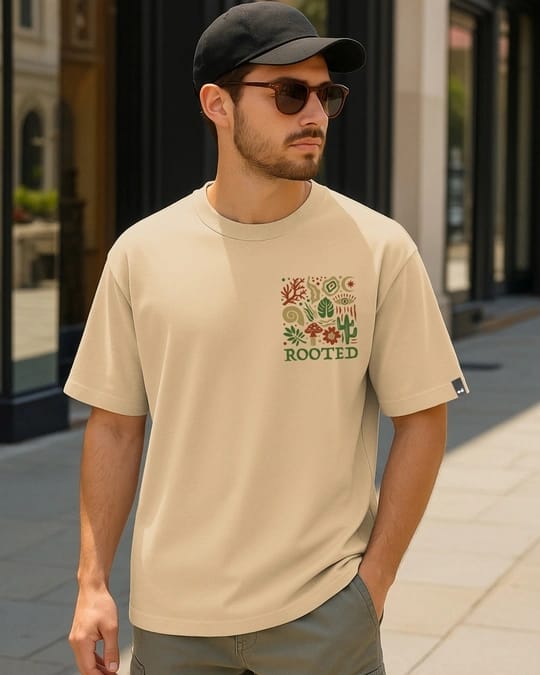 Rooted Nature Graphic Oversized t-shirt